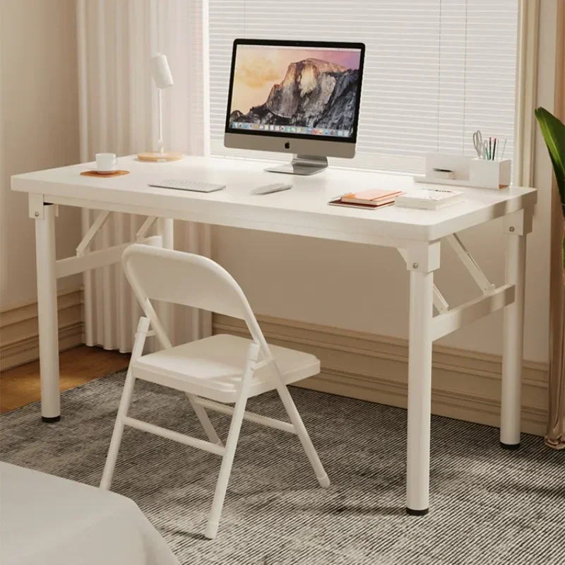 

Designer Folding Office Desks White Unusual Light Luxury Cute Computer Desk Student Crafting Escritorio Oficina Office Furniture