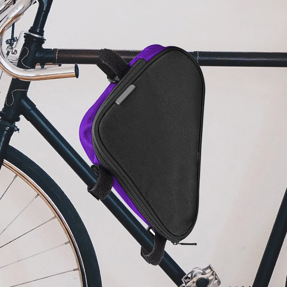 

Waterproof Bike Front Bag Frame Mount Storage Pouch for USB Cable Keys Id Card Money Cycling Accessories Bicycle Frame Bag