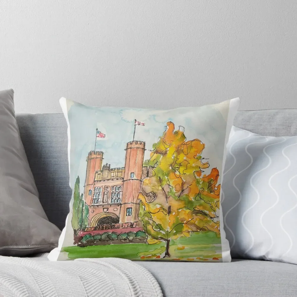 

Brookings Hall Throw Pillow Throw Pillow Cushion Child pillow