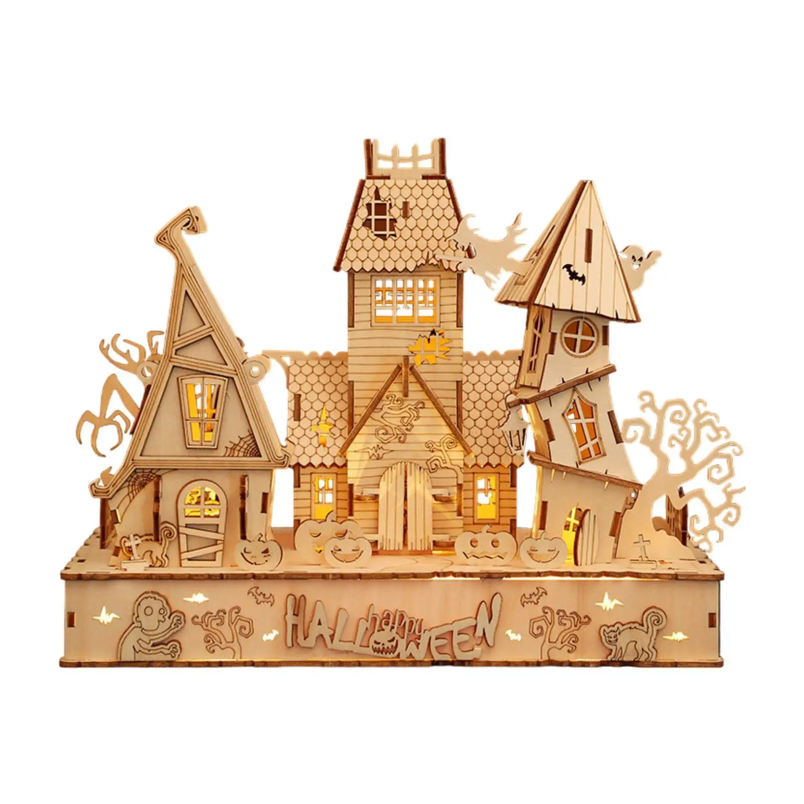 Halloween DIY Puzzle Creative DIY Model Building Kits Handmade Crafts Craft