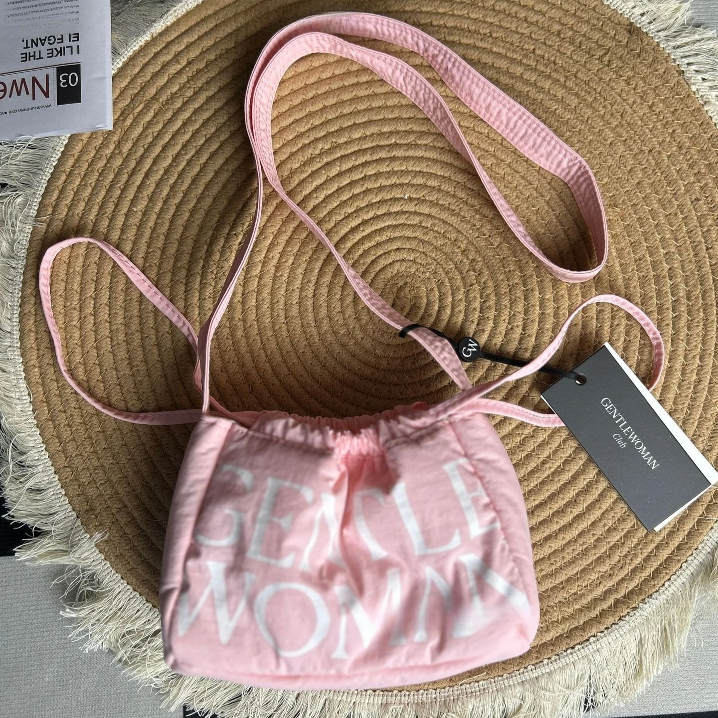GENTLEWOMAN Hundreds of niche trend crossbody bag women Thai fashion simple hundred drawstring mini dumpling bag