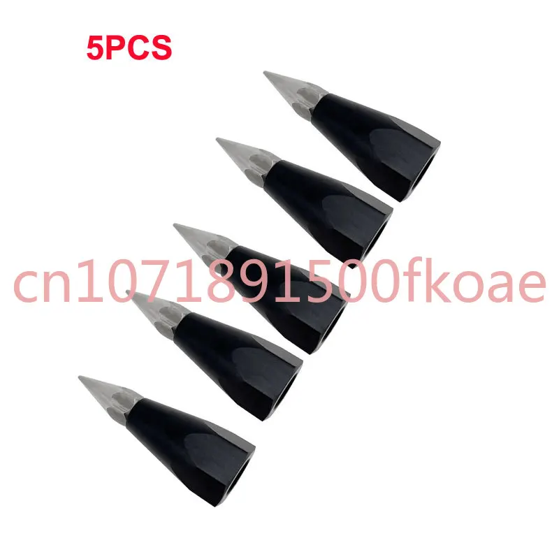 

5PCS Brand New Survey Prism Pole Tip Replaceable Sharp Point Tips 5/8 Internal Thread Surveying Rod Instruments Tools Parts