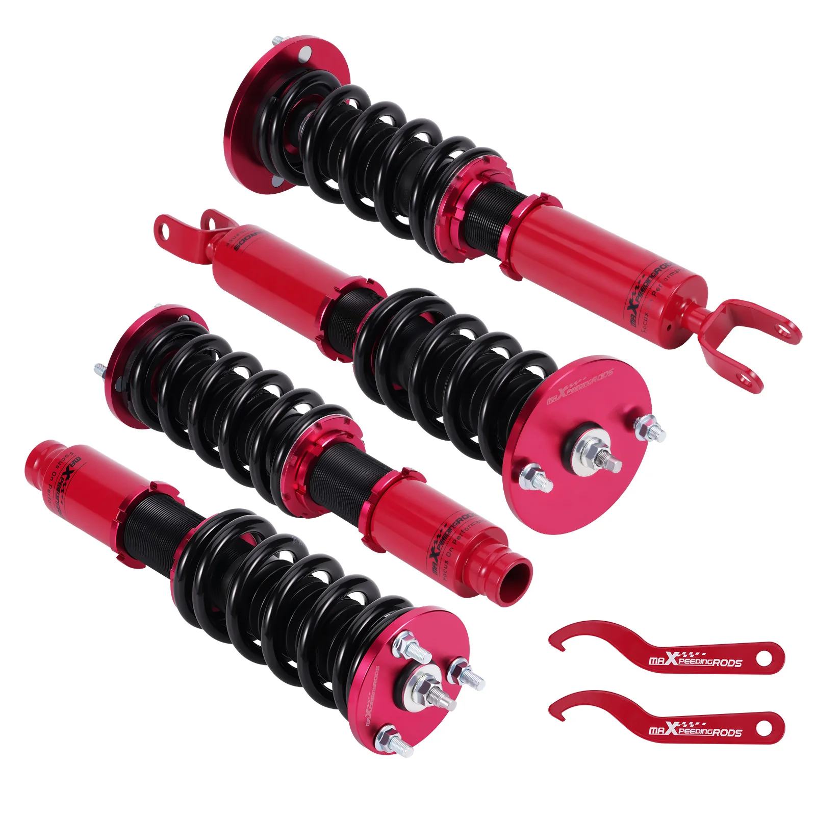 Full Coilover Kits For Honda Accord 90-97 CB CD Acura Shock Struts Adj. Height Shock Absorber Suspension Front Rear