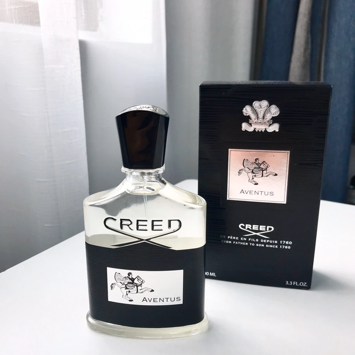 

Luxury Creed Aventus Mens Perfume 100ml Woody Fruity Eau De Parfum Long Lasting Fragrance Ideal for Dating Business Gift for Men