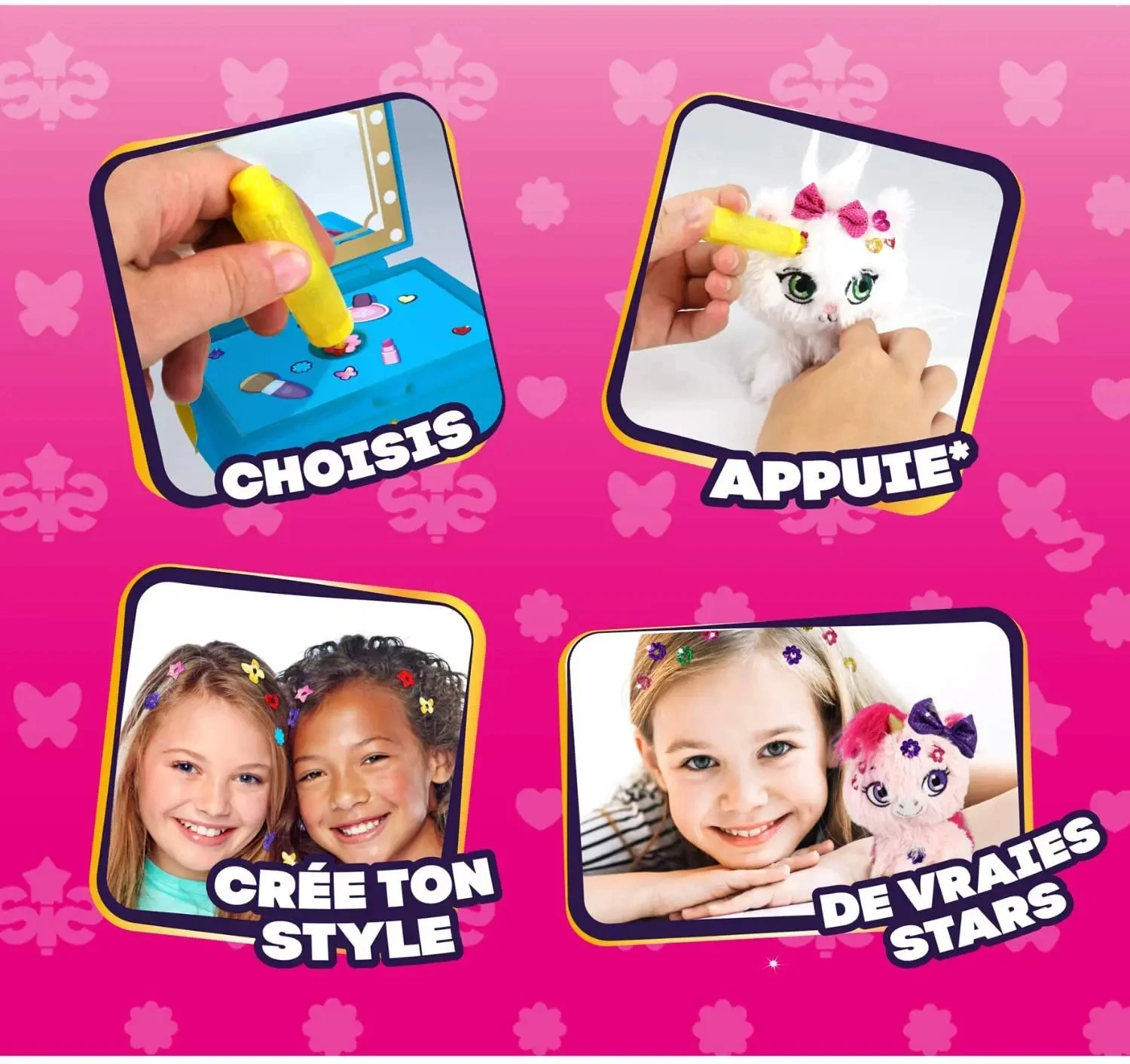 Jouets de chat en peluche chatoyants pour filles, Kawaii Kitty et KrasnoPlushes, Original Anime, mignon, étoiles, cadeau d'anniversaire pour enfants