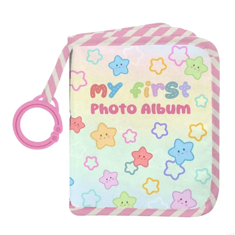 Upgrades First Year Memory Book Fabric Baby Album Holds Photos Infant Shower Gift