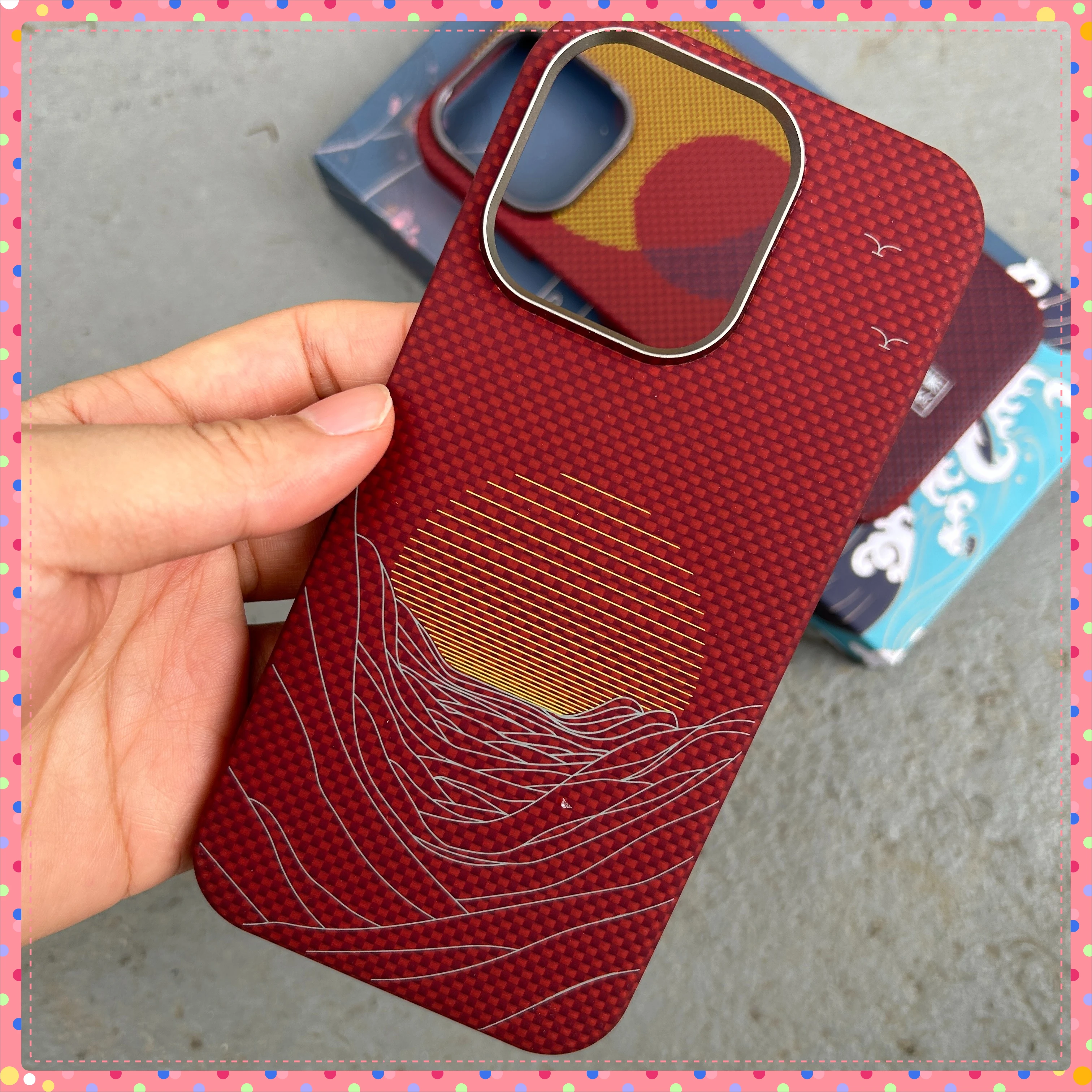 

Carbon fiber cover For iPhone 17 Air 16 Pro Max Phone case Real Aramid Carbon fiber Magnetic Case for iPhone 15 14Pro fiber Case