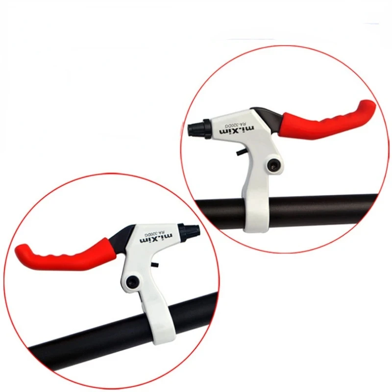 1 Pair Mountain Bike Bike Anti Wear Cover Folding Brake Handle Protective Anti Slip Silicone Brake Handle Cover Brake Handle