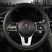 Micro Fiber Leather Steering Wheel Cover for HONDA Shuttle Crosstour URV Inspire XRV HRV Pilot Element Prelude Car Accessories