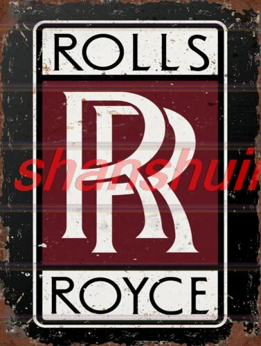 Rolls Royce Theme Retro style metal tin sign/plaque