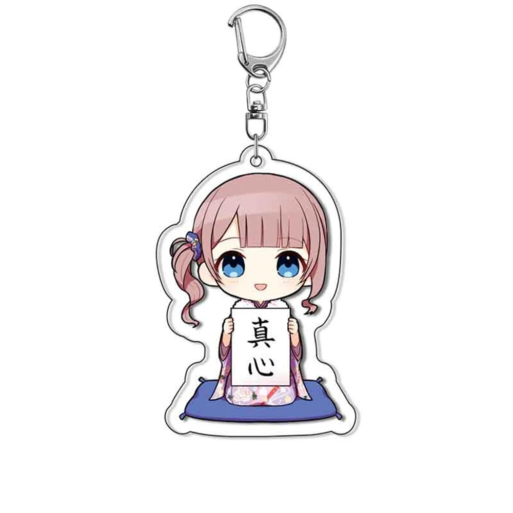 Anime Project Sekai Cosplay COSTUME Acrylic Key Chains Keyring Prop Xmas Gift