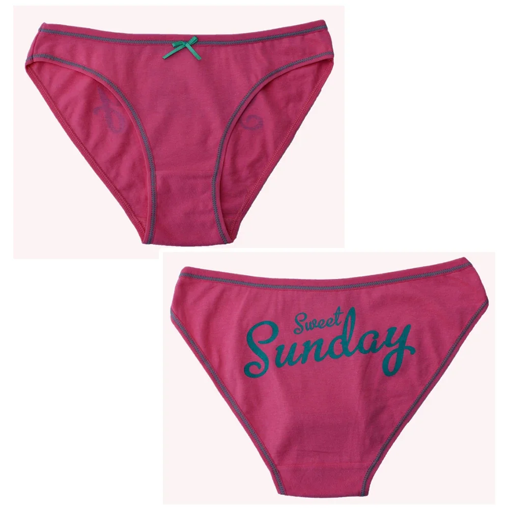 Women Underwear Cotton Every Weekdays Sexy Ladies Panties Knickers Briefs Lingerie for Women Size:M L XL 7 Pcs/Lot - Image 5