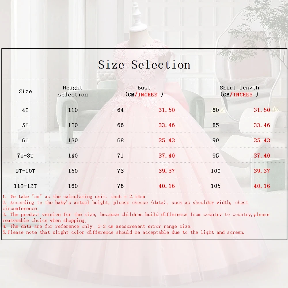 Girls' Graduation Gown birthday party jacquard embroidered long dress girls wedding dress young girl prom evening dress 15 years