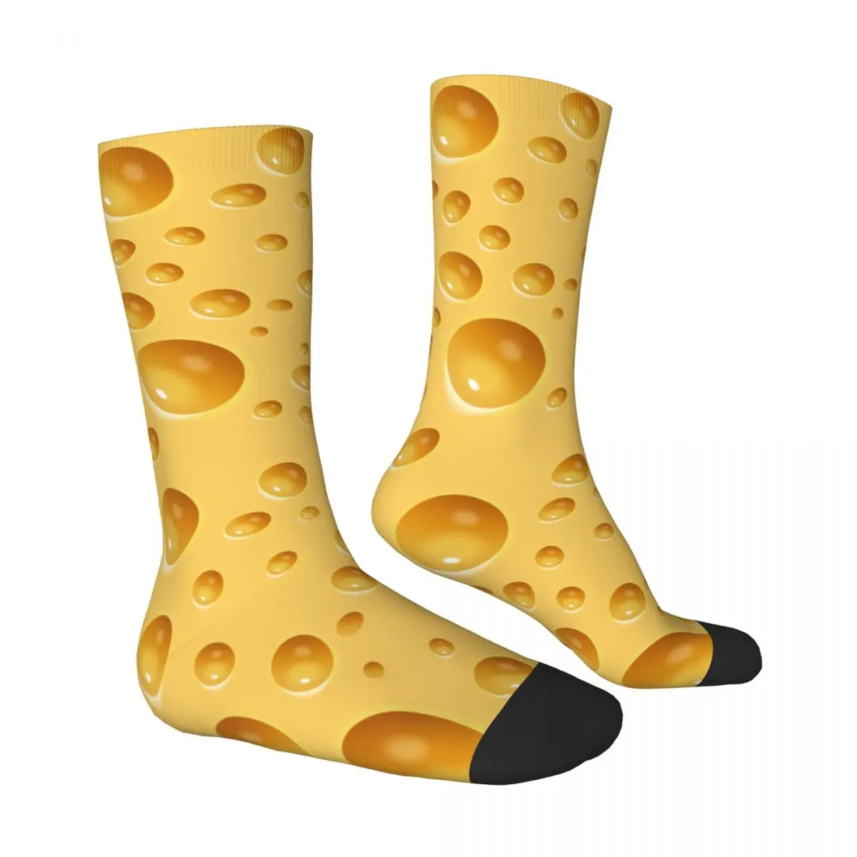 Yellow Cheese Socks Male Mens Women Spring Stockings Hip Hop