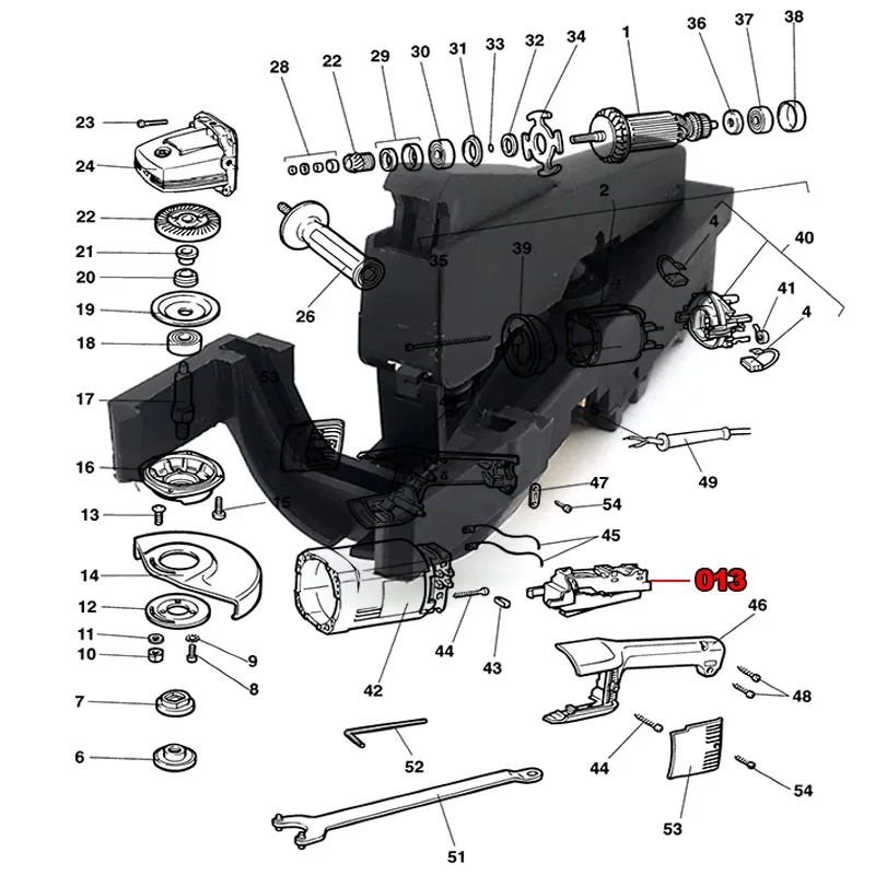 220V Trigger Switch Replace For DeWALT DW474 DW 474 DW846 DW850 DW852 DW882 949825-07 Angle Grinder Spare Parts Accessories