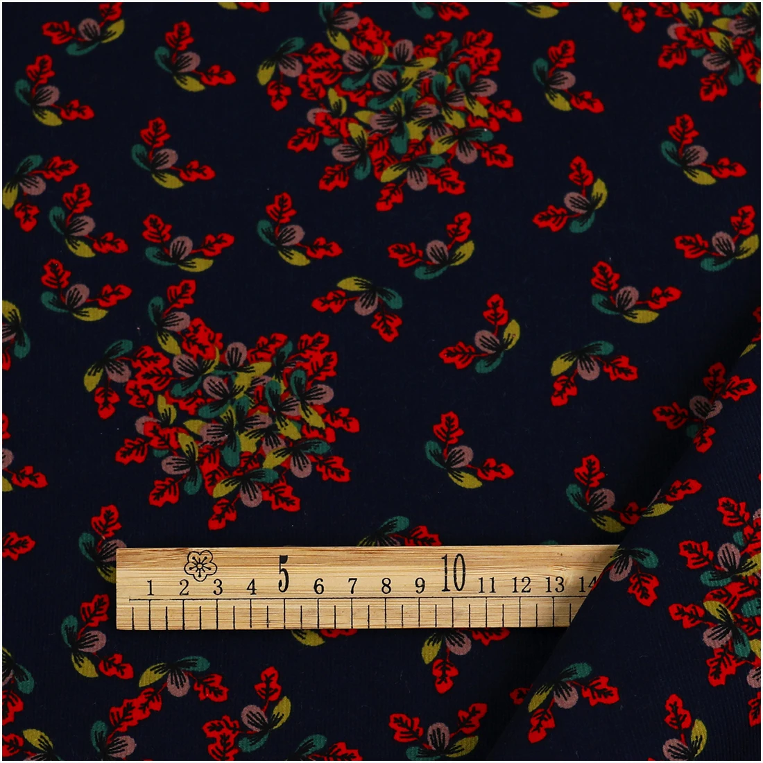 Floral Printed 100% Pure Cotton Fabric For Making Dress Pants Clothes Decoration Appareal Coton Cloth