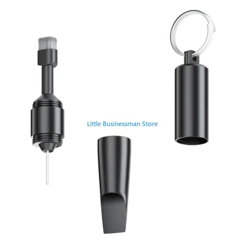 Haltbarkeit Gadget Multitool mit Paketschneider, Gerätereiniger, Bürste, Telefon-Auswerferstift für verschiedene Anwendungen – Detail 3