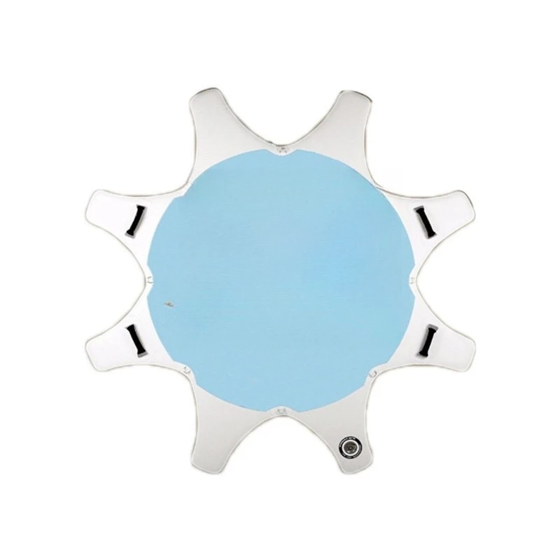 

Inflatable floating row, water fishing magic carpet inflatable bed