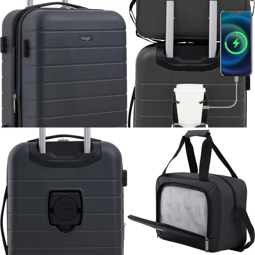 

Набор из 2 предметов Dark Shadow Wrangler Smart, большой подстаканник с USB-портом для зарядки