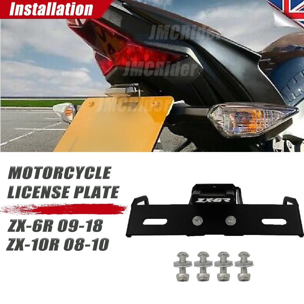 Motorcycle Accessories License Plate Holder Rear Tail Tidy Fender Eliminator Kit For Kawasaki Ninja ZX-6R ZX-10R ZX10R ZX6R 636