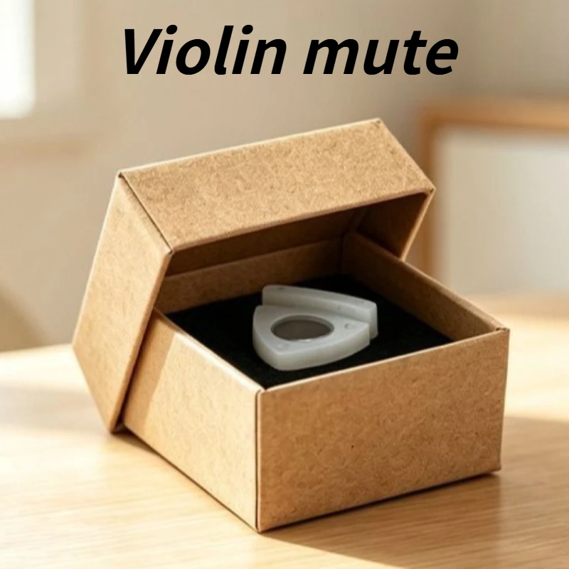 Mini Violin Mute Beginners Practice Viola Mute Portable Violas Rubber Mutes Professional Violins Noise Reduction Accessory