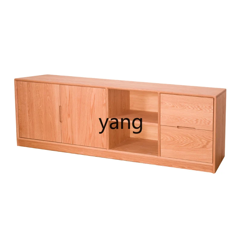 

LT solid wood floor-to-ceiling side cabinet living room TV cabinet modern simple multi-functional side cabinet