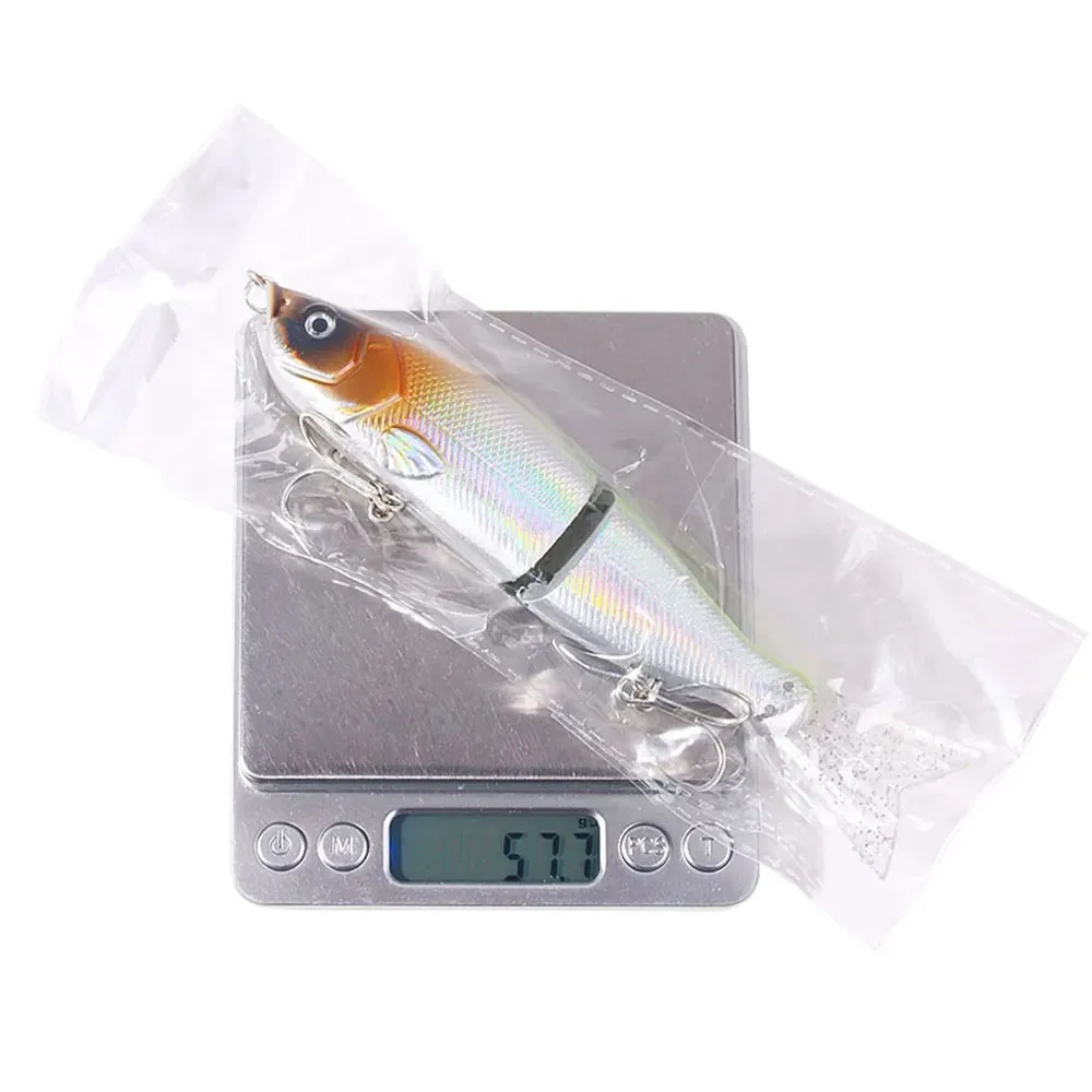 18cm 52g Angelköder, zweiteiliger Crankbait Swimbait, 2-teiliger harter künstlicher Gizzard Shad Glide Bait für Streifenbarsch-Angelausrüstung – Detail 3