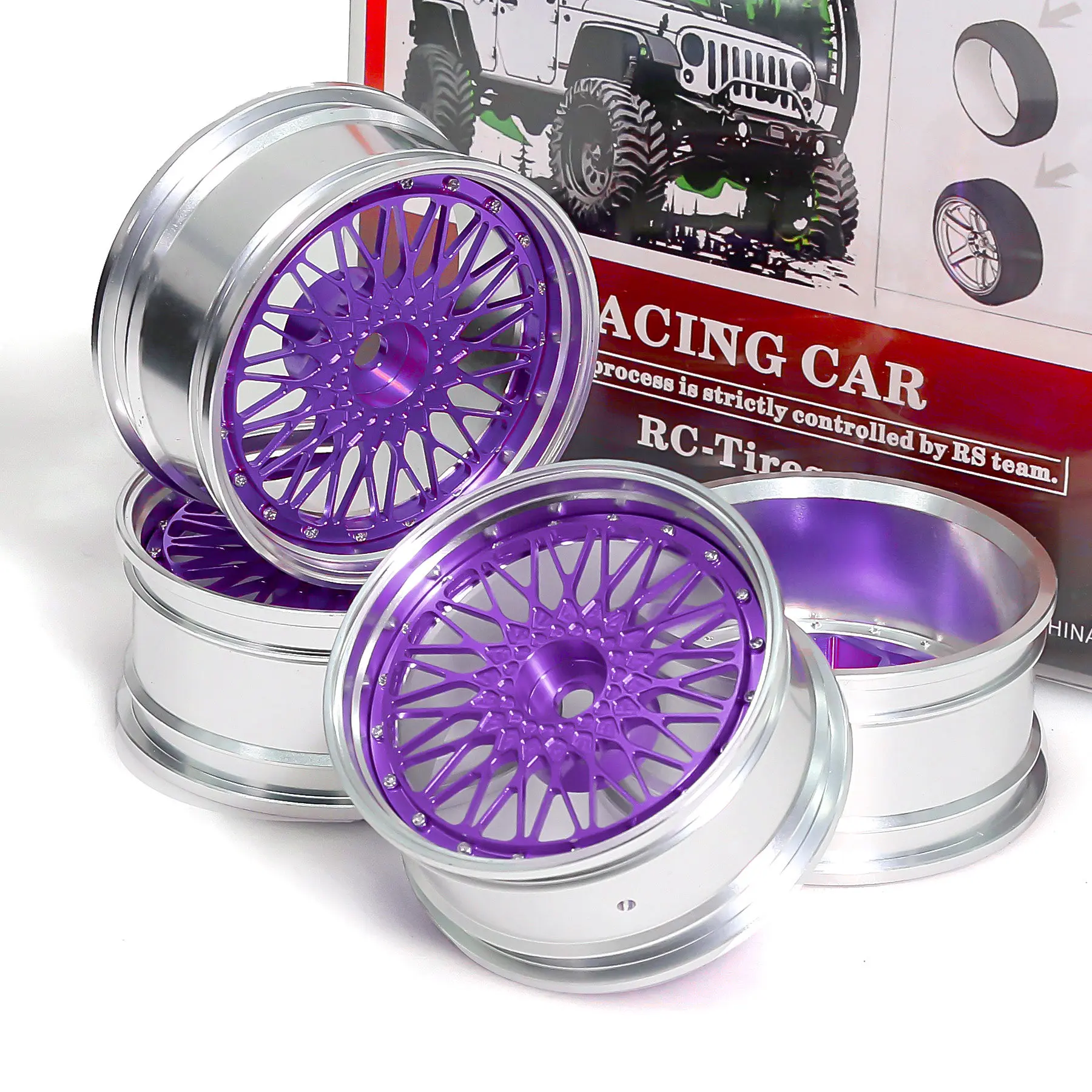 Metal Hub Rim for Sakura D5 1/10 TAMIYA TT01 XV01 YOKOMO HPI RC Car Metal Upgrade OP Accessories Parts