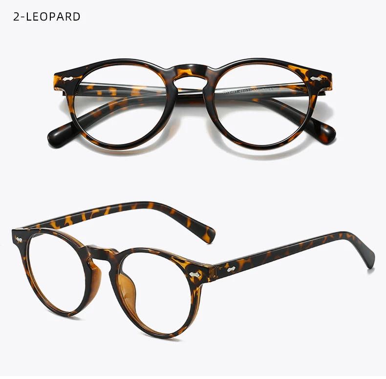 Retro-Klassiker im neuen Stil TR90-Brille mit rundem Rahmen – Must-Have-Streetwear-Accessoire für trendige Männer und Frauen – Detail 10