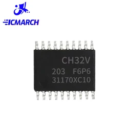 5PCS CH32V203 CH32V203F6P6 CH32V203F8P6 TSSOP-20 CH32V203F8U6 QFN-20 32V203F6P6 32V203F8P6 32V203F8U6