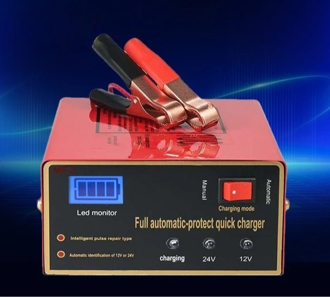 Automatic smart battery charger 12V24V battery charger lead-acid battery pulse charger