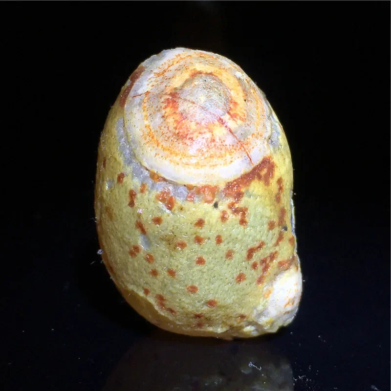 Natural Rare Stone Alashan Gobi Yellow or Old Skin Eye Agate for Palm Handle Play Gobi Agate  Mineral Crystals Specimen
