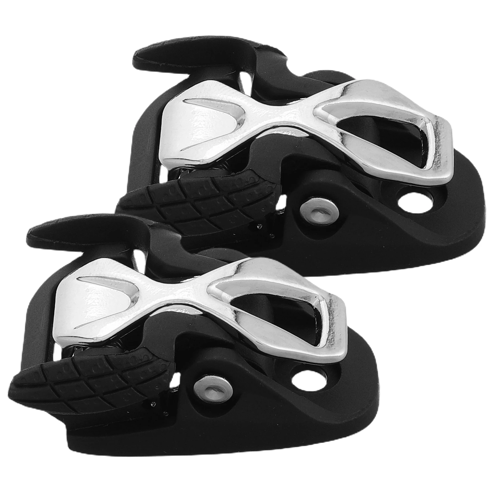

2pcs Roller Skate Buckles Stainless Steel Adjustable Strap Secure Universal Fit Inline Skate Parts Fixing Accessories