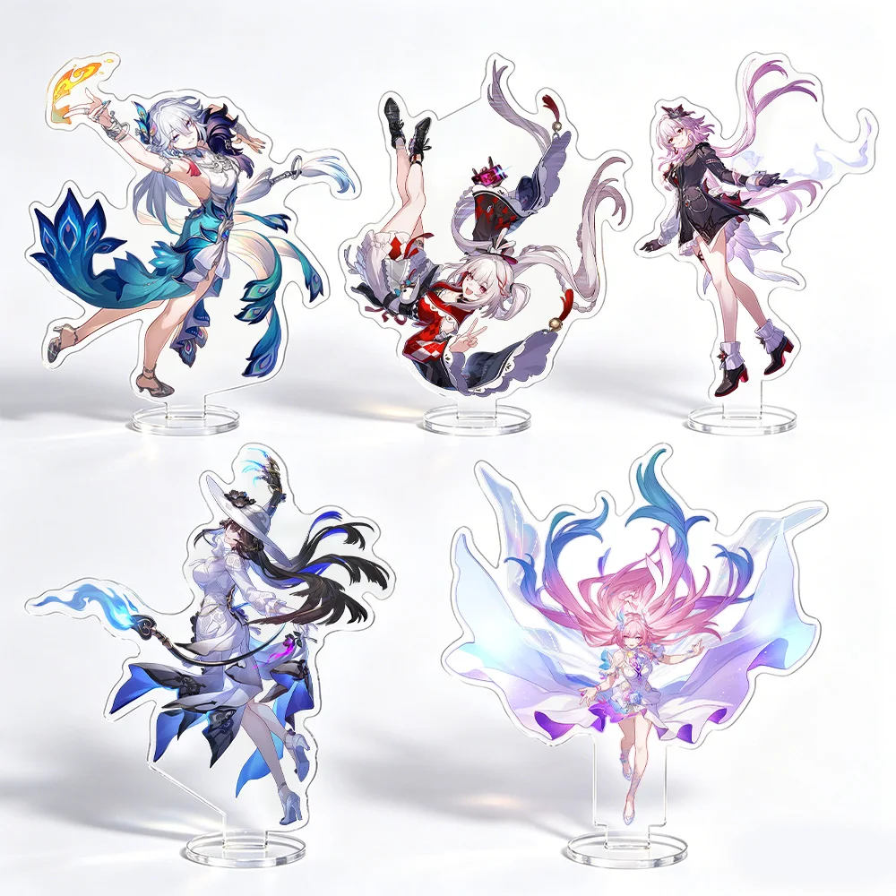 New Honkai Star Rail Sunday The Dahlia Topaz Hanya Rappa Huohuo Sparxie Aglaea Black Swan Anaxagoras Acrylic stand keychain Toy
