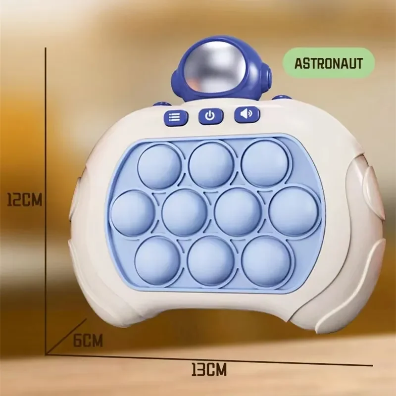 Elektronische Quick Push Bubble Zappeln Spiel Griff Spielzeug Jungen Mädchen Anti-Stress-Spielzeug mit LED-Spiel maschine entlasten Stress Spielzeug