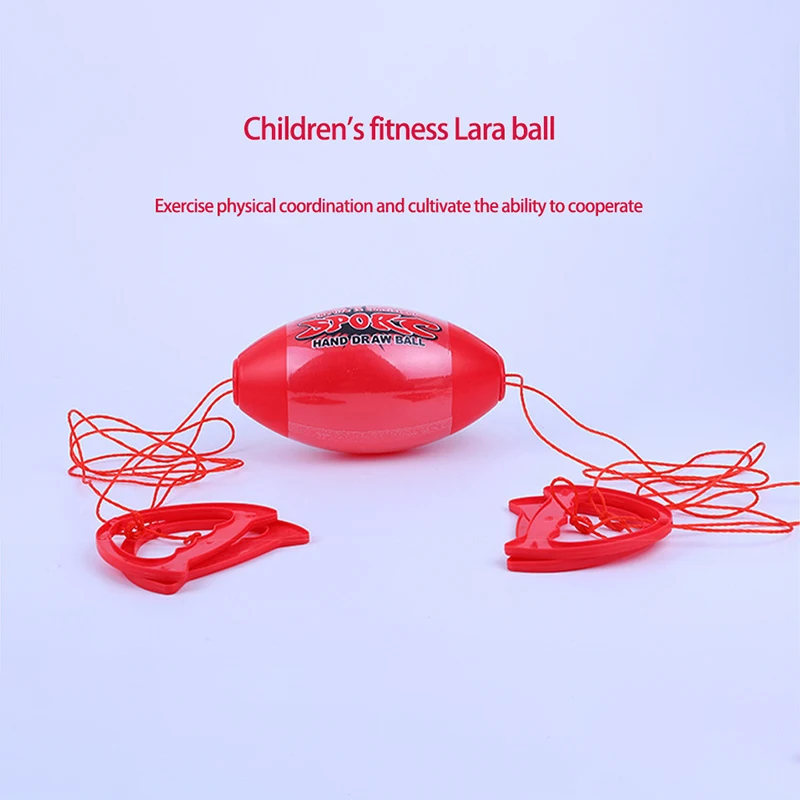 Children Outdoor Interactive Pulling Elastic Speed Balls Toy Fun Collision Sensory Training Sport Games Toy For Kids Adults Gift