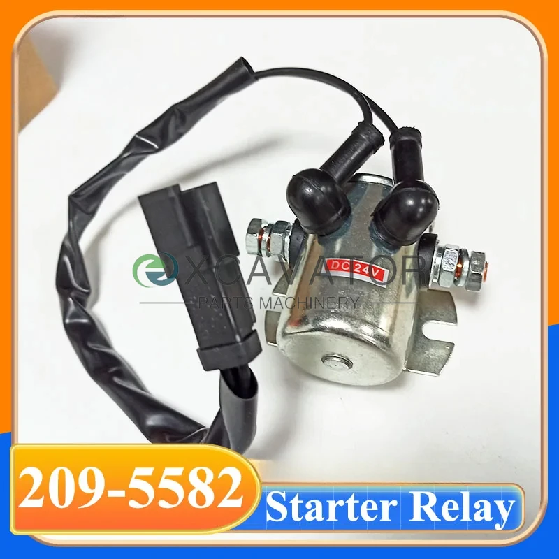 

209-5582 2095582 High Quality Starter Relay 24V for E320D E312D C6.4 Excavator Accessories