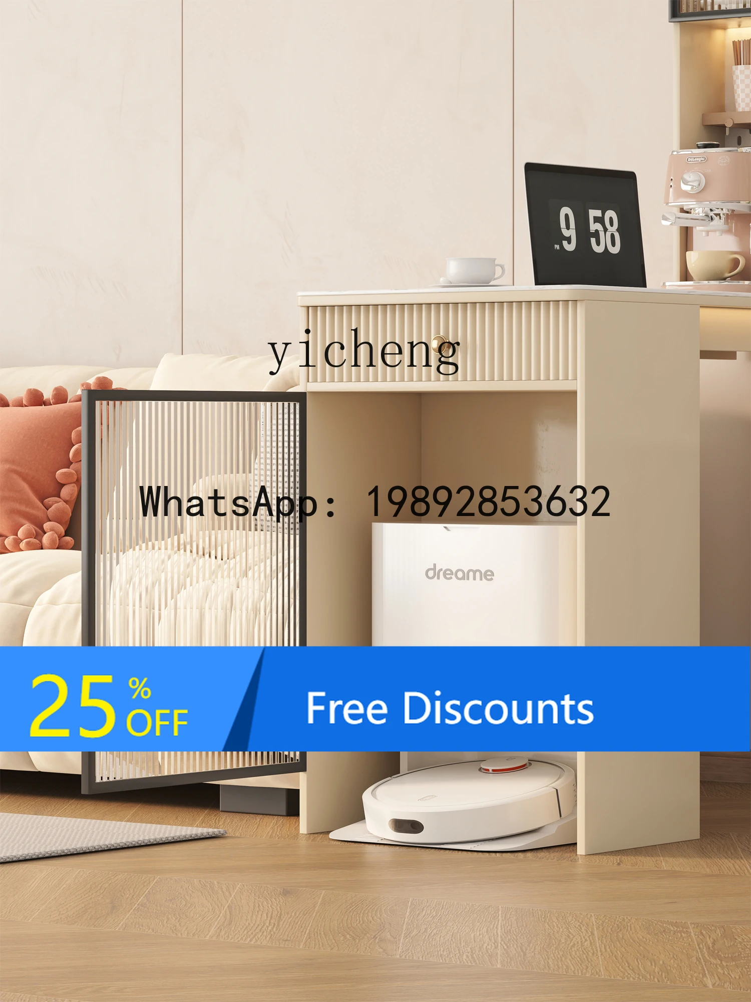 

ABC rock slab light luxury bar table household modern storage cave board cabinet