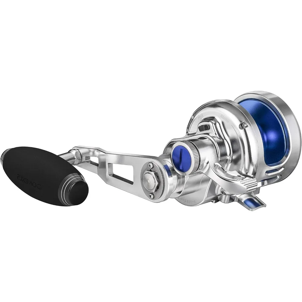 Jigging Reel Large Capacity 6.3:1 66lbs Narrow Spool Smooth Conventional Saltwater Reel SX450 Gifts for Fishing Men