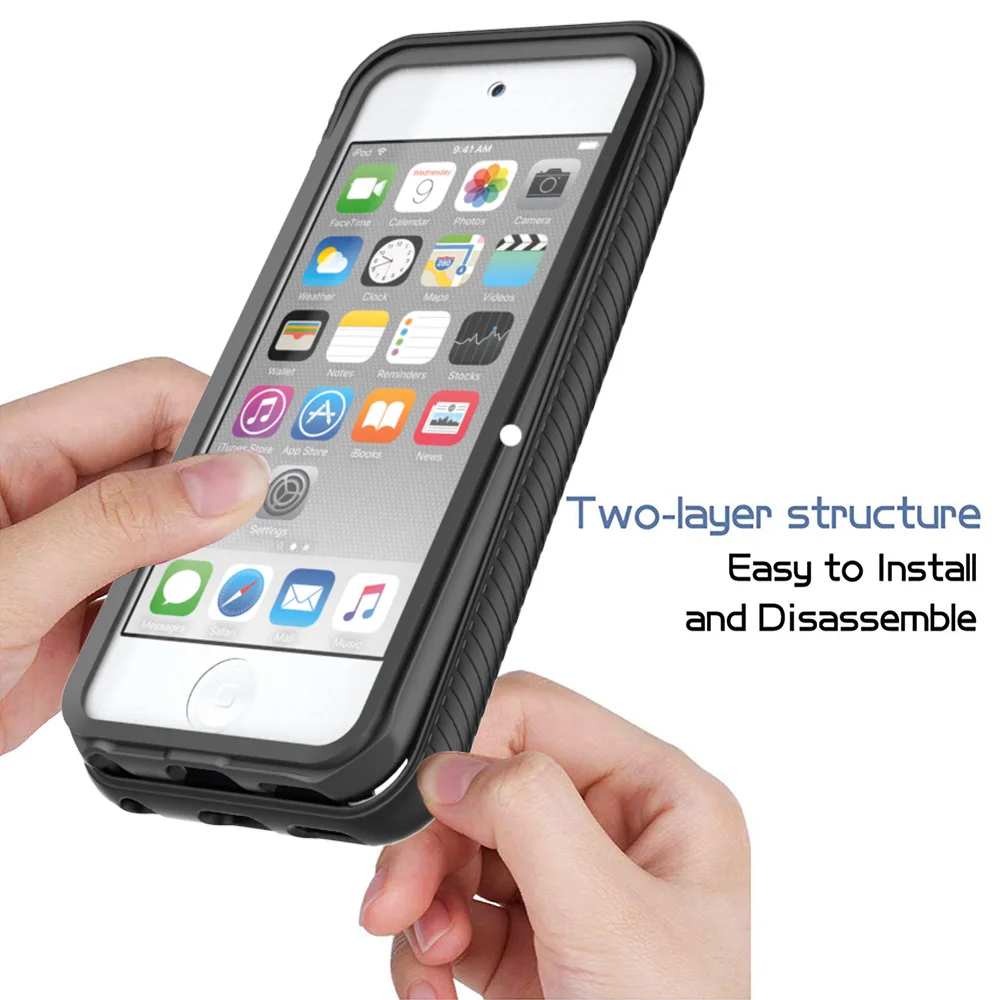 TPU/PC Sky Case für iPod Touch 5 Touch 6 Touch 7 Clear Funda Capa Robuste Hybrid stoßfeste Schale Heavy Duty Phone Back Cover – Detail 3