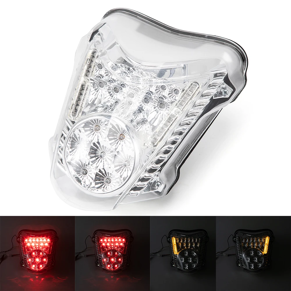 

For Suzuki Hayabusa GSXR1300 GSX1300R 2008 2009 2010-2020 Motorcycle Rear Tail Light Brake Turn Signals Integrated LED Light