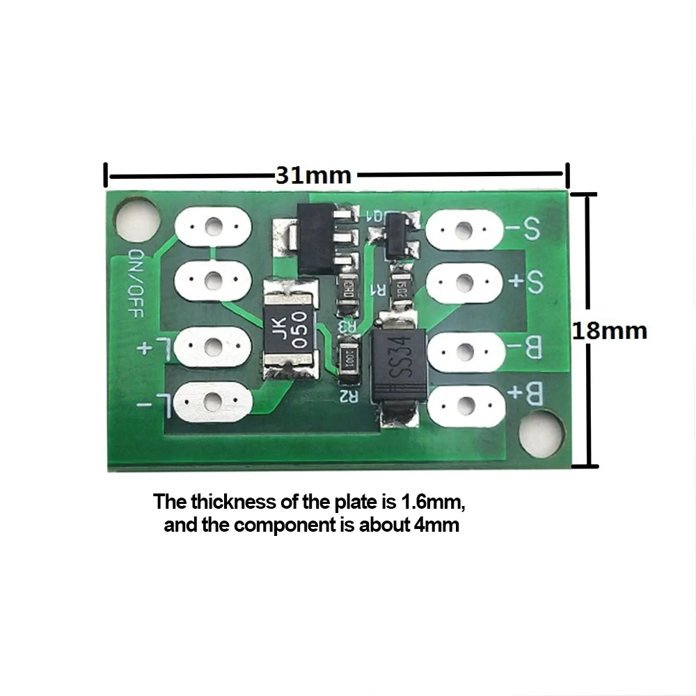 Controller solare Ricarica Interruttore luce stradale Circuito Controller di ricarica Interruttori circuito Scheda di ricarica batteria al litio