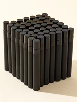 Venta al por mayor 50/Uds 5ml10ml botella de spray de vidrio negro de combate botella de perfume de moda para mujer pulverizador hidratante portátil de viaje