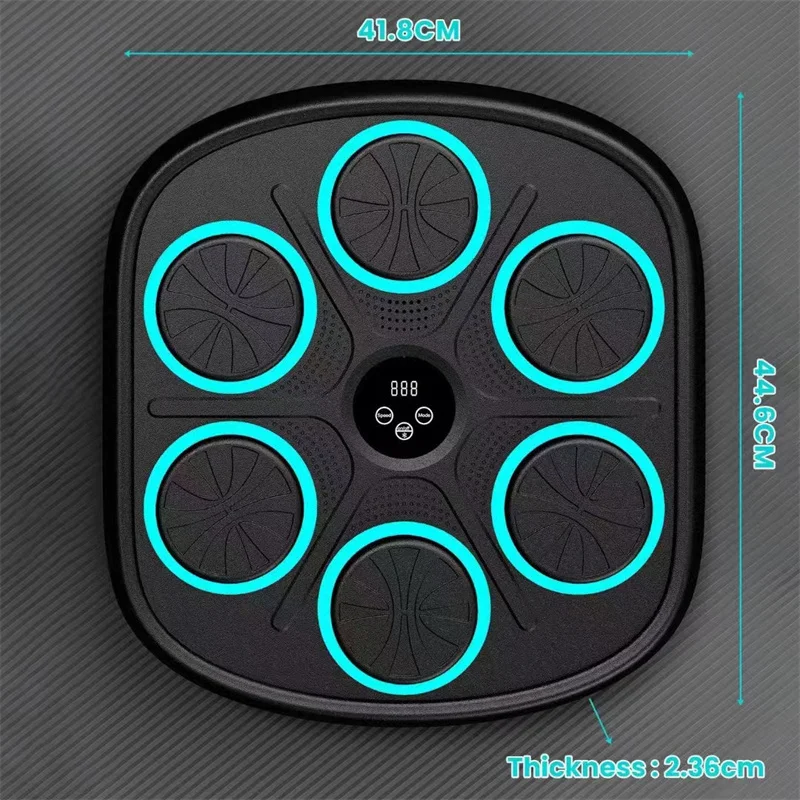 Music Boxing Target Adjustable Mode Digital Display Wall Boxing Training Pad Home Stress Relief Bluetooth Electronic Wall Target