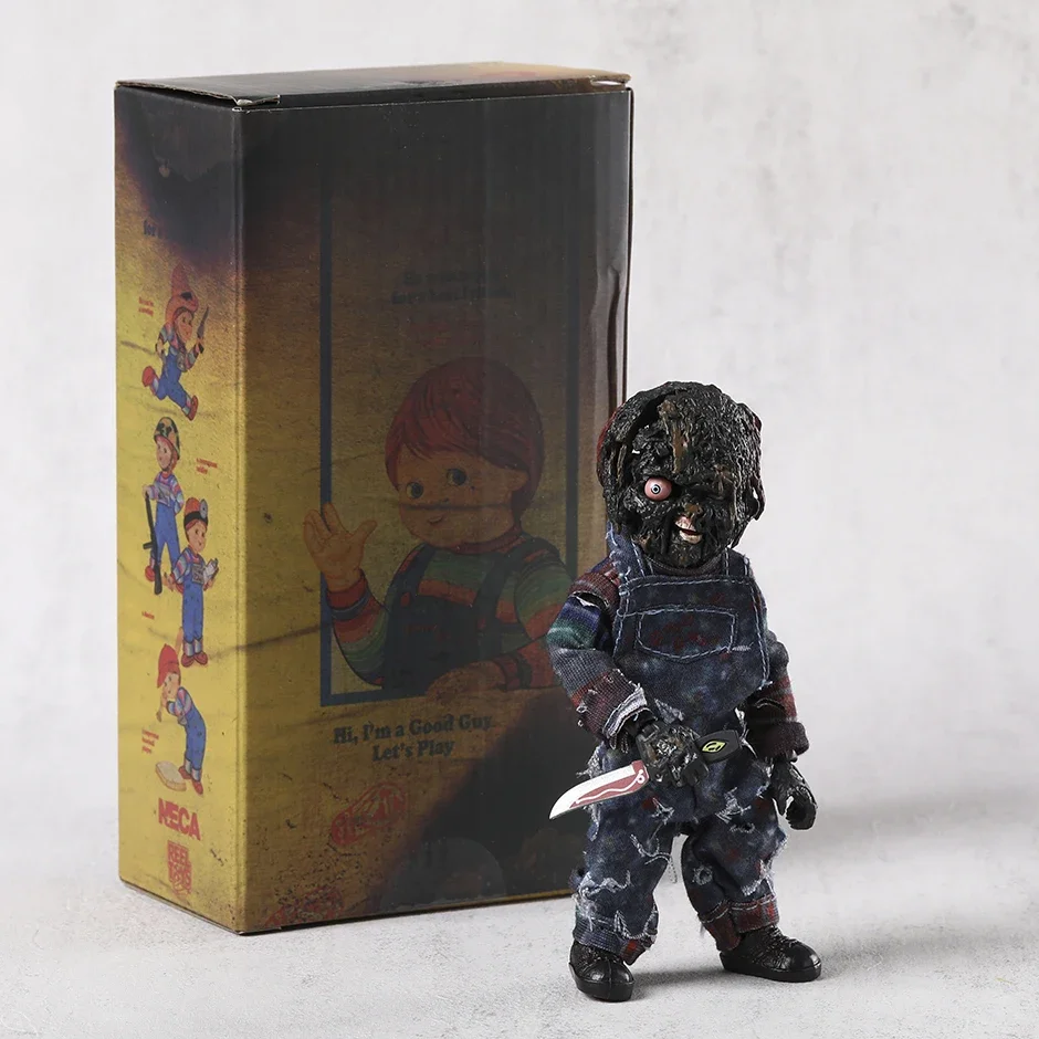 NECA Child's Play Charred Chucky Scream Factory Limited Edition Model Figurki Brinquedos Figurka akcji