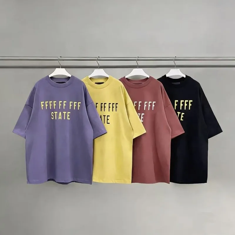 

25SS Classic Brand Men's T-shirt Suits Design Chest Double Row Printed Letter Short Sleeve High Street Couple Loose Shorts Set