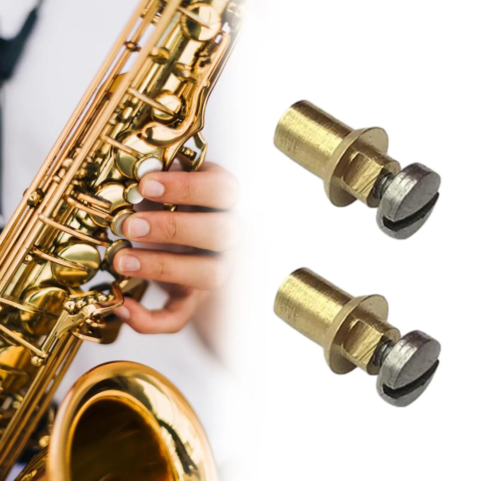 Sax Repair Screw, Woodwind Instrument Screws, Replace Adjustment Portable Copper Saxophone Screws