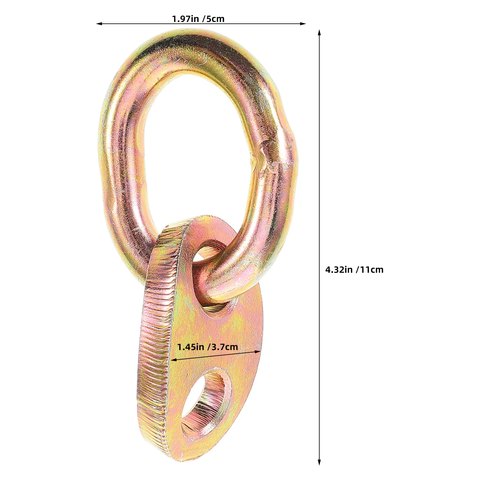 2Pcs Engine Lifting Rings Heavy-Duty Removable Brackets for Crane Hoist Crate Engine Lift Bracket Stable Support Rigging Hooks