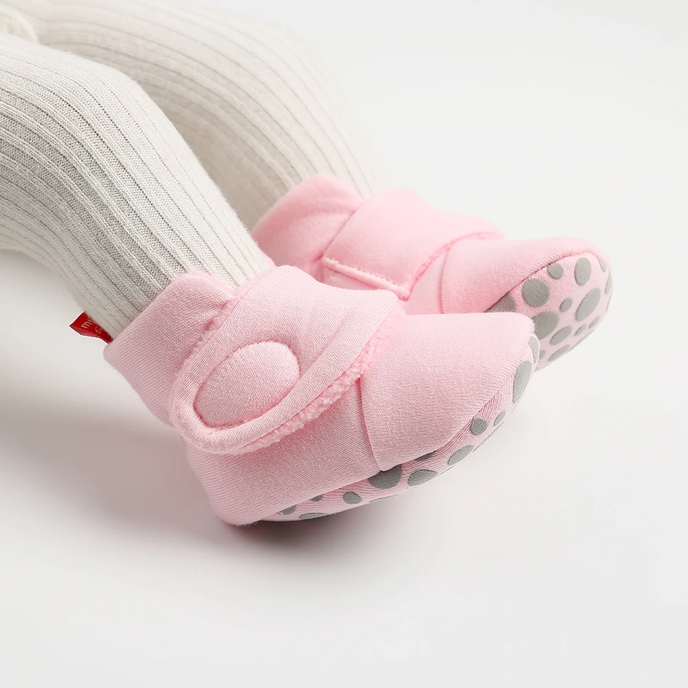 New Baby Socks Shoes Star Toddler First Walkers Booties Cotton Comfort Soft Anti-slip Warm Infant Baby Boy Girl Shoes