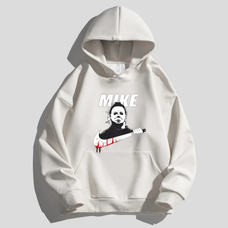 Halloween Michael Myers felpa con cappuccio uomo donna film Horror felpe con cappuccio Hip Hop felpe cappotti Pullover maglione in pile marca Unisex